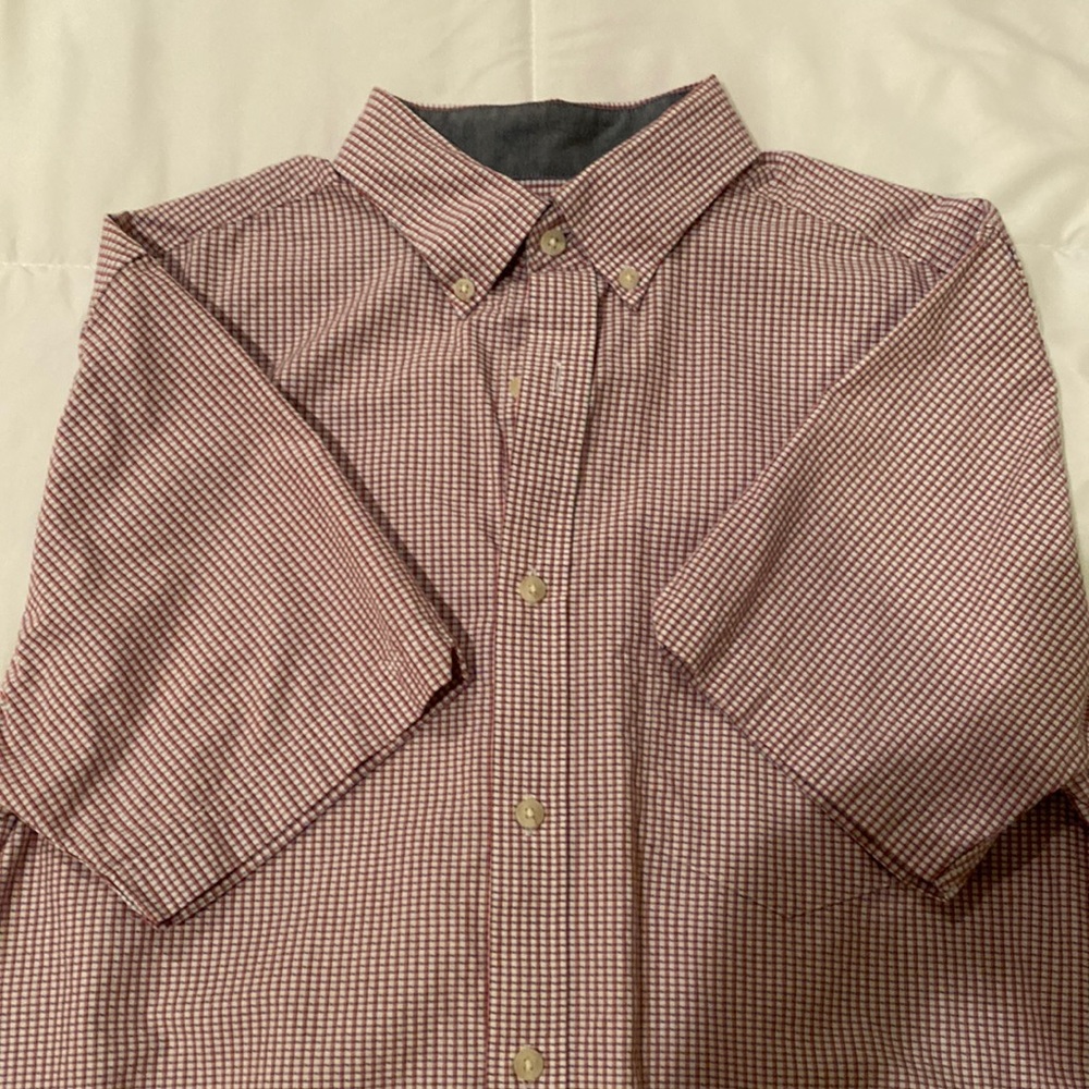 Mens short sleeve dress shirt